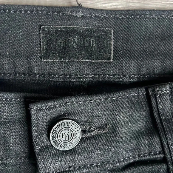 MOTHER THE INSIDER CROP STEP FRAY' STRIPE OUTSEAM JEANS - Picture 9 of 16